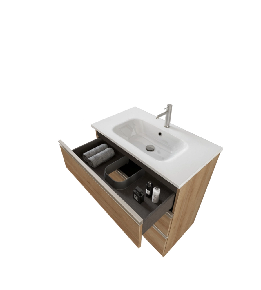 MOBILE BAGNO "CANOVA" ROVERE, 80 CM
